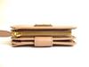 Authentic PRADA Saffiano Beige Leather Bifold Wallet Compact Wallet #a849  Refurbished