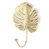 Metal Hook Creative Mini Hanger Golden LeafShaped Functional Stylish Convenient for Closet Door