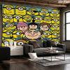 Despicable Minions Wall Tapestry Aesthetic Wall Hanging Printed Fabric Blanket Decorative Tapestries For Bedroom Living Room Home Decor