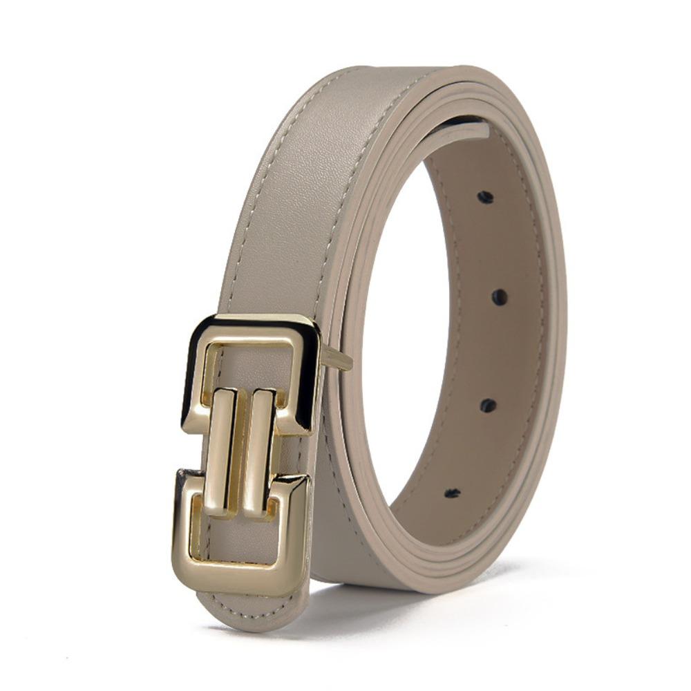PU Thin Belt Adjustable Slim Pants Belt Gifts Women Belt Women's Accessories