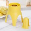 Space Saving Corn Shelling Tool Professional Corn Kerneler Device With Stainless Steels Blade For Cooking
