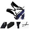 Golf Bag Backpack Straps Thicken Padded Golf Carrying Bag Strap Adjustable Black Double Shoulder Straps Easy To Use