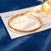 Douyin Pavé Set Smile Bracelet Bangle - Exquisite Fashion Jewelry for Women
