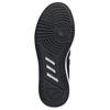 Adidas Slip Resistant Abrasion Resistant Mid Top Running Shoes Men's Black White JS3442
