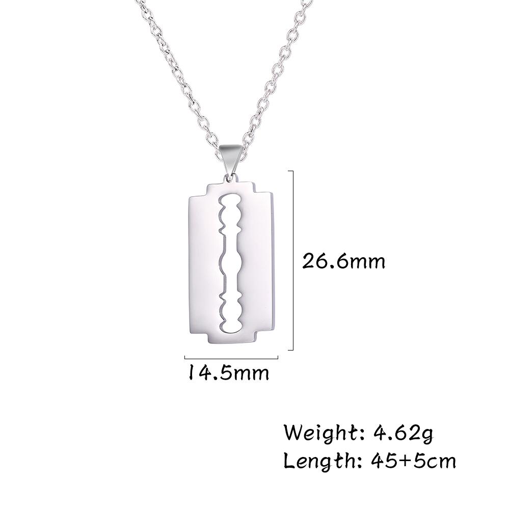 My Shape Lightning Necklaces For Women Tooth Mountain Heart Stainless Steel Necklace Choker Fashion Jewelry Gifts For Girlfriend