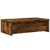 Vidaxl Podstawka Pod Monitor, Z Szufladami, Opalany Dąb, 50X27X15 Cm