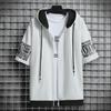 Pánská slim fit mikina na zip s kapucí - Korejský styl jarní/letní ležérní nošení