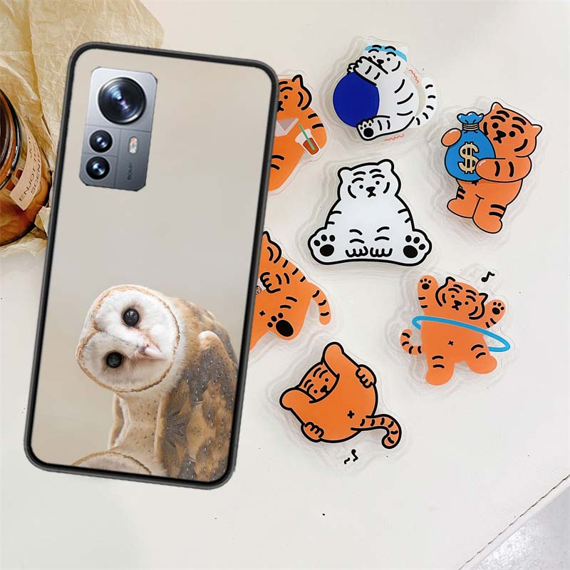 Snow Cute Owl Animal Phone Case For Xiaomi Poco X7 F6 F5 Pro F7 14 Ultra Mi 15 11 Lite F3 M6 M5S M4 11T 10T Pro Cover Capa