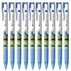Faber-Castell Grip X Oil-Based Ballpoint Pen, Blue, 0.5mm, Pack of 10, 27111028