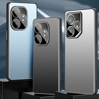 Coque arrière en acrylique avec protection d'appareil photo Pour Realme GT Neo 7 Noe7 6 Pro GT 7 Pro GT 6T 6 5 Pro Realme 13 Pro Coque rigide pour objectif