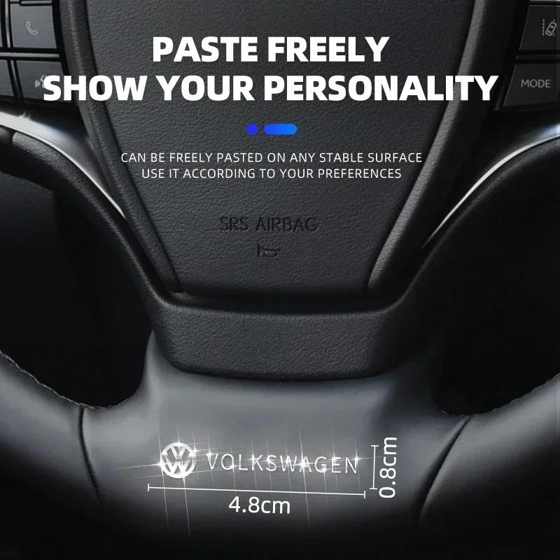 Car Stickers Car-Styling Logo Interior Decorative Accessories For Volkswagen VW Scirocco Jetta Beetle Golf CC Sharan Touran