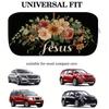 1Pcs Dragonfly Floral Pattern Windshield Sunshade UV Rays Heat Blocker Keeps Vehicle Cool Unique Design Fit Sedans SUVs Trucks