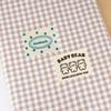 10PCS Cotton Fold-over Label Cotton Craft Label Ins Style Clothing Label Vintage Style Apparel Label 3x2.5cm/3.7x3cm
