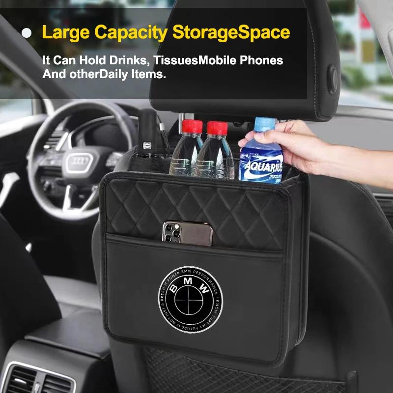 Auto Styling Aufbewahrungsbox Tasche Organizer Aufkleber Zubehör für BMW M E46 E39 E53 E36 F22 E87 E90 E91 E92 X5 X6 1 3 5 7 Serie