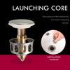 Universal Wash Basin Bounce Drainer Filter Anti-Clogging Bathroom Sink Drainer