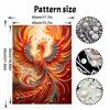 5D DIY Pearl Diamond Painting Kit Mythical Phoenix Full Drill Embroidery Mosaic Art Home Wall Decor Gift