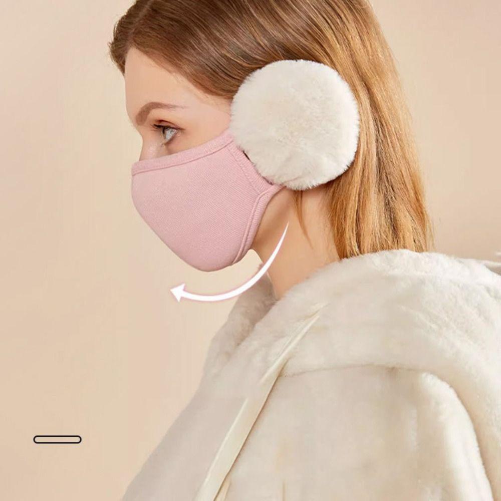 Winter Cloud Warm Mask Fashion Cycling Ear Warmer New Warm Cold-proof Earmuffs