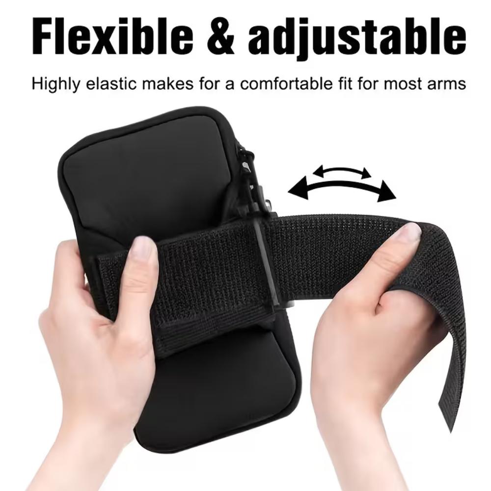Neoprene Running Armband Phone Holder For Outdoor Sports Waterproof Arm Bag For Phone Ultra Light Armband For Jogging Marathon