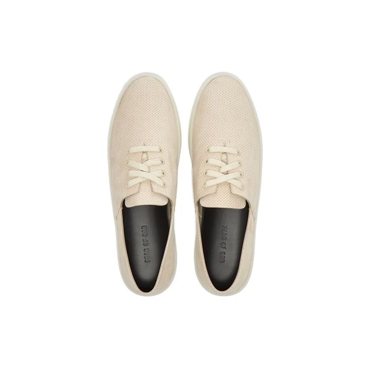 Fear of God 110 Sneaker Perforated Cream Men Sneakers FG80-005NUB-107