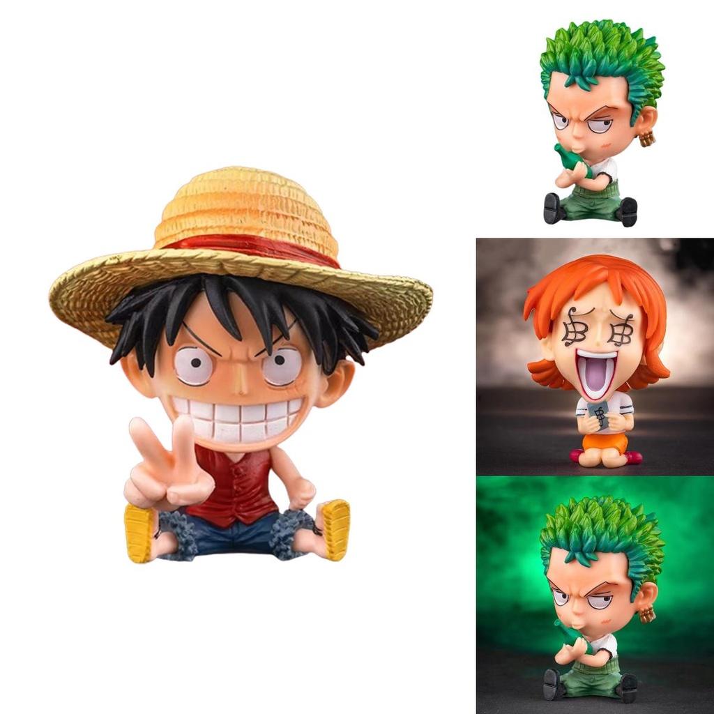 One Piece Luffy Chopper Boa Hancock Pvc Figures Kids Gift