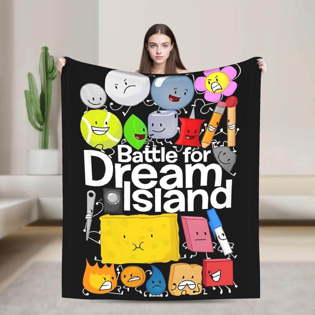 Inanimate Insanity All Characters Flannel Blanket Soft Throw Blanket for Home Decor Travel Print Bedspread Sofa Bed Cover