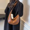 Ielgy Retro Dumpling Bag All-Match One-Shoulder Messenger Casual Large-Cap