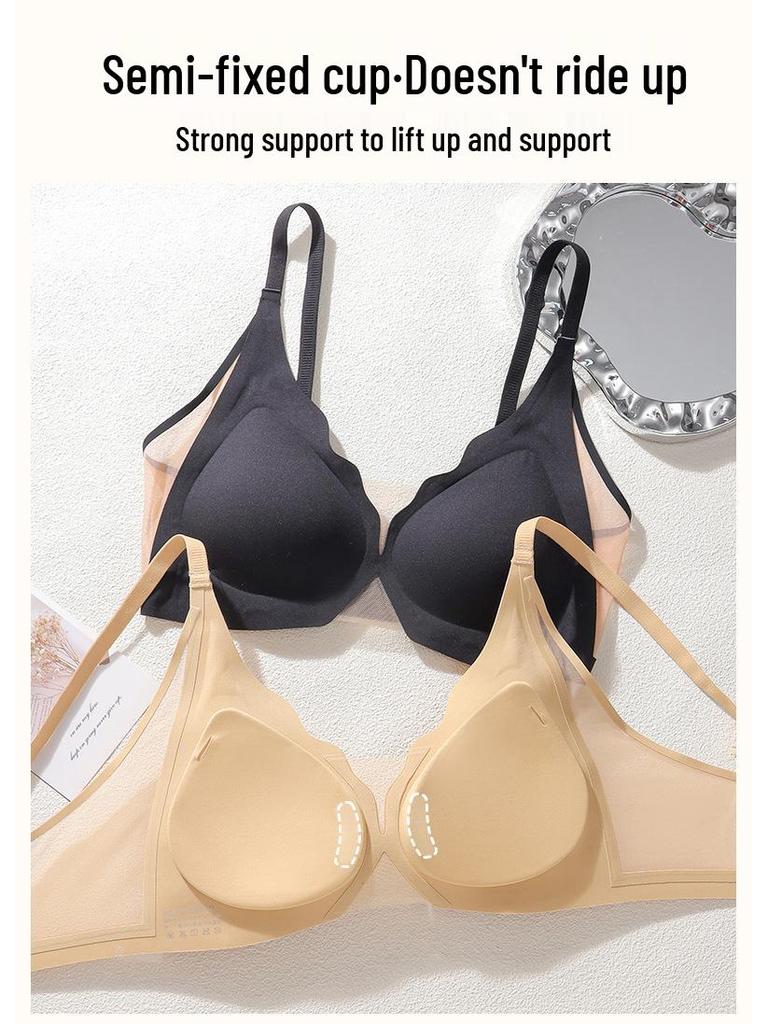 Breathable Mesh Seamless Slimming Bra - Foundation Invisible Wrap