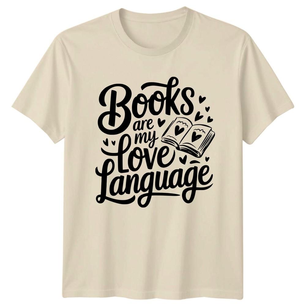 Books Are My Love Language TShirt Book Lover Reader Valentines Day