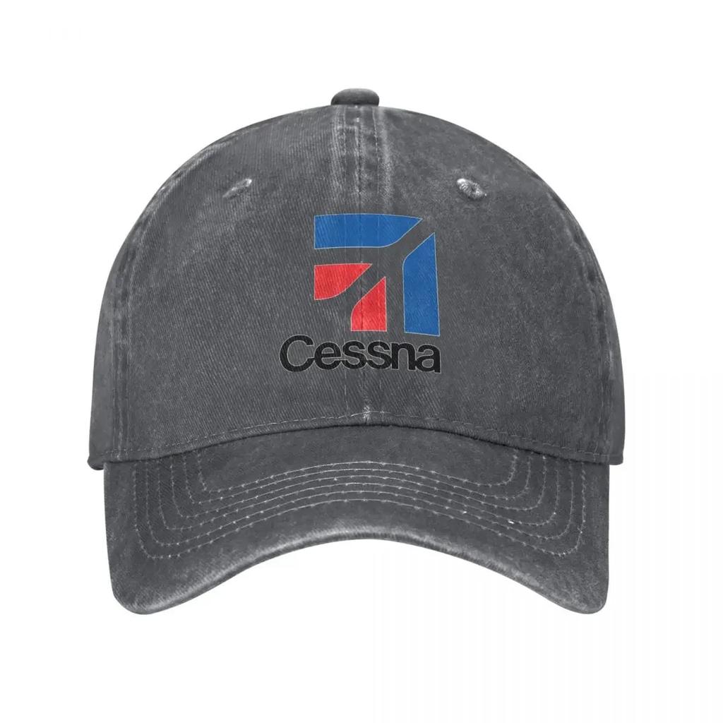 Cessna Logo Baseball Cap American Aircraft Manufacturer Y2k Retro Men Adult Hip Hop Dad Hats Outdoor Sun Cap Gift