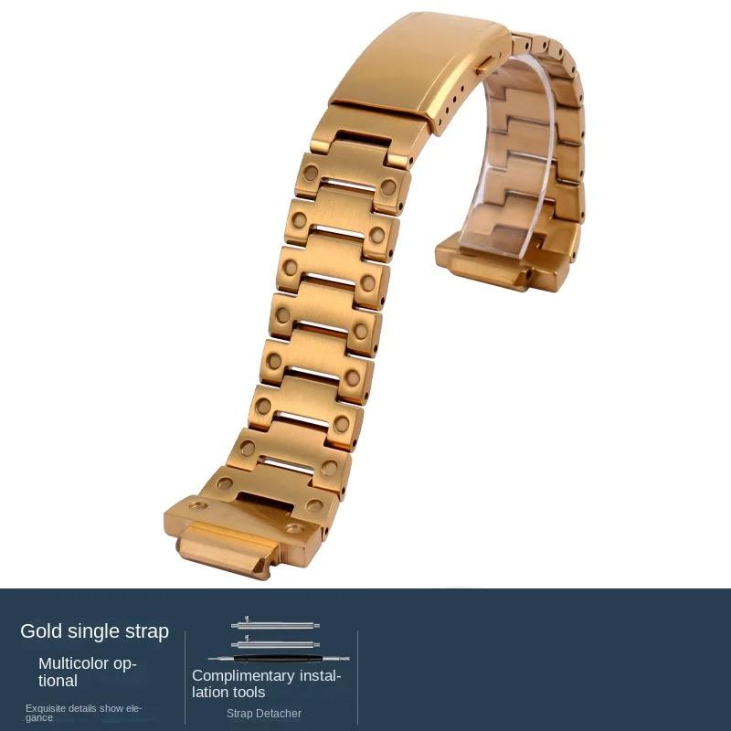 GA-2100 Watchband case Mod Kit For Casio G-SHOCK Farm Oak GA2100 GA2110 GA-B2100 Modified metal Bezel stainless steel strap Tool