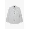 Men S Stripe Pattern Button Down Shirt A516104007