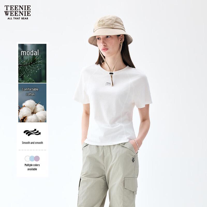 Teenie Weenie Women's Bear Graphic Short Sleeve T-Shirt