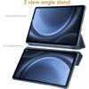 Coque -E.F.CONNECTION - pour Samsung Galaxy Tab S9 FE / S10 FE - Antichoc - Support intégré - Bleu Marine