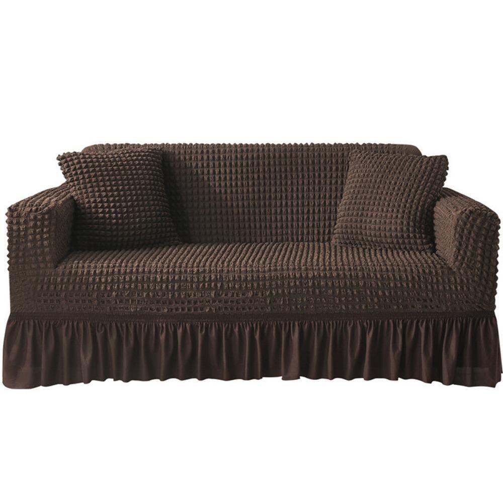 Luxus Sofaschutz Volle Abdeckung Bubble Jacquard Dehnbarer Couchüberwurf Ganzjahres Universal Sofabezug