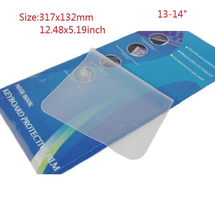 

Универсальная водонепроницаемая защитная пленка для клавиатуры ноутбука, силиконовая пылезащитная крышка для клавиатуры ноутбука 13-14 inch чистый