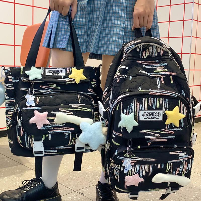 Schoolbags  Primary School Students Children  Girls  Junior High School Students  Two Piece Backpacks