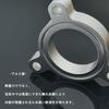 JINGLING Suzuki Hustler MR41S NA-Specific Throttle Spacer R06A Engine Throttle Body Spacer, Aluminum, Silver, 1 Piece [Parallel Import]