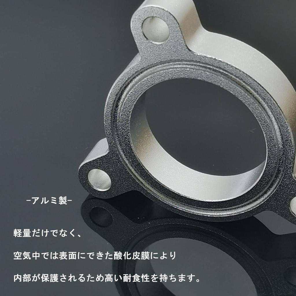 JINGLING Suzuki Hustler MR41S NA-Specific Throttle Spacer R06A Engine Throttle Body Spacer, Aluminum, Silver, 1 Piece [Parallel Import]