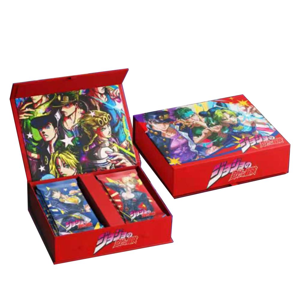 JOJO's Bizarre Adventure Cards Golden Wind Cards Diamond Flash Gold Hot Anime Collection Toys Gifts