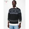 Uniqlo Lambswool Fair Isle Crew Neck Sweater