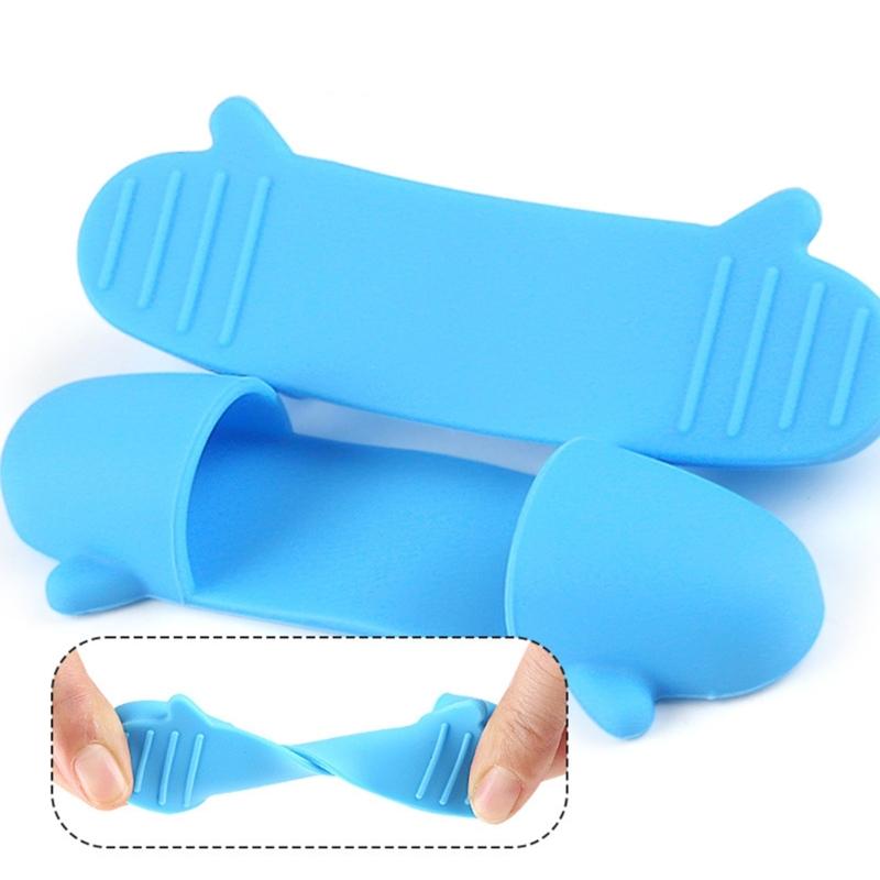 2Sets Comfort Fit Silicone Finger Protectors with Thermal Insulation for Preventing Scalds During Cooking and Professional Use