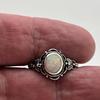European & American Retro Opal & Diamond Alloy Ring