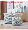 Cotton Quilt Storage Bag With Handles For Dorm Room Organization