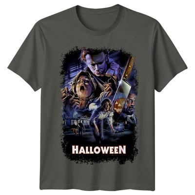 Halloween 1978 Movie Poster Inspired Tshirt Retro 80s Tee