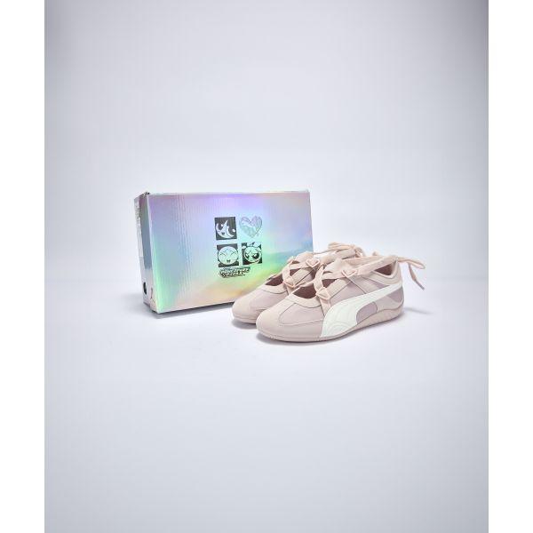 The Powerpuff Girls x Puma Speedcat Ballet Dzieci Starsze Blossom Dziecięce Trampki Różowe Białe 408102-01