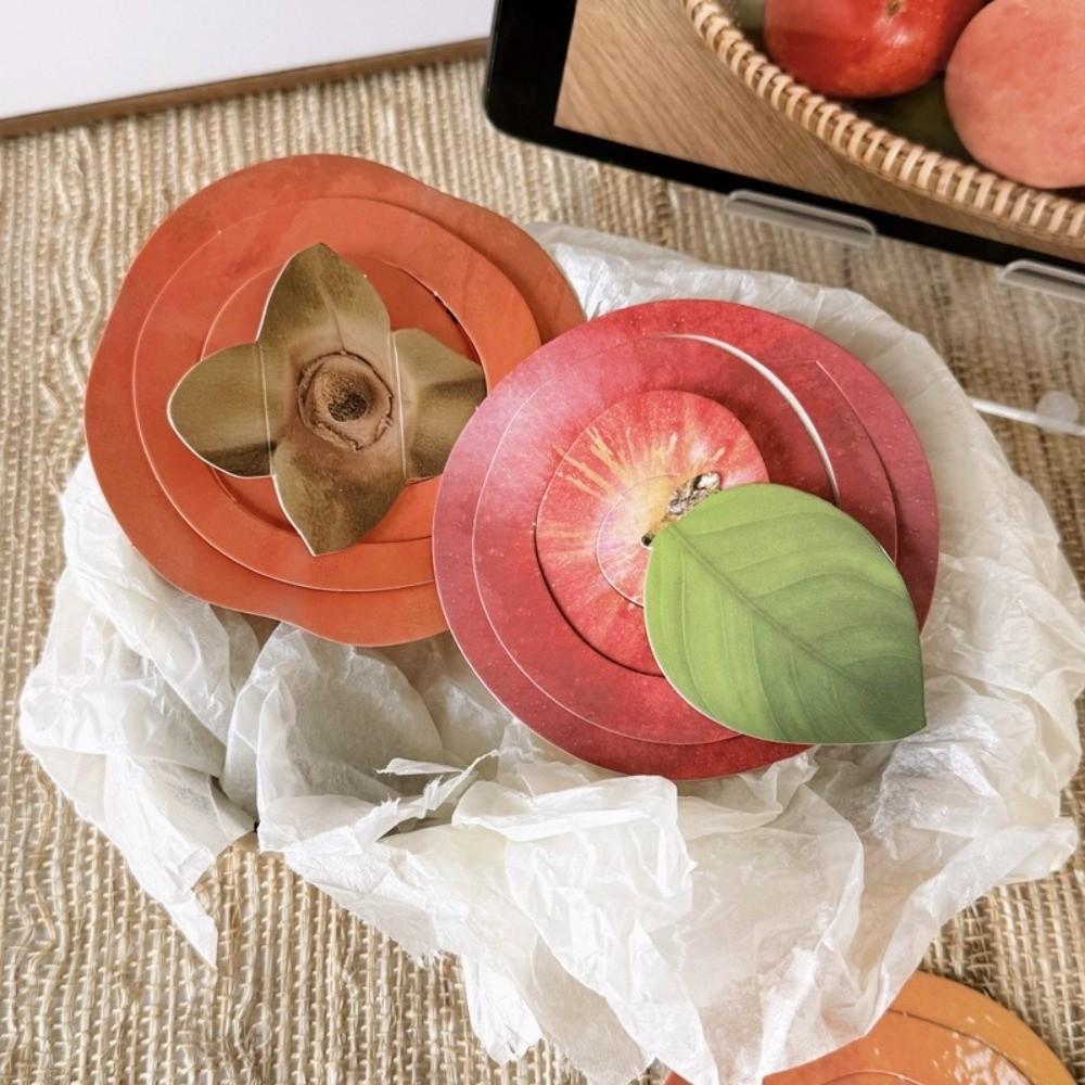 3D Fruit Shaped Greeting Card Foldable Festival Greeting Card Birthday Gift Postcards  Festival