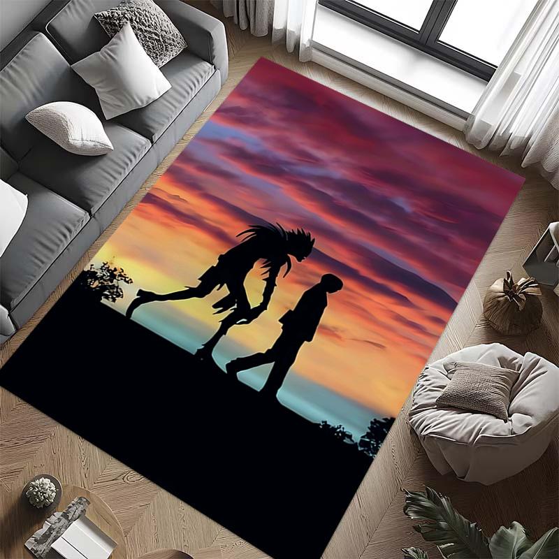 Silent Walk Sunset carpet Living room and bedroom mats Suitable for all seasons Protective pad Room Dormitory decoration