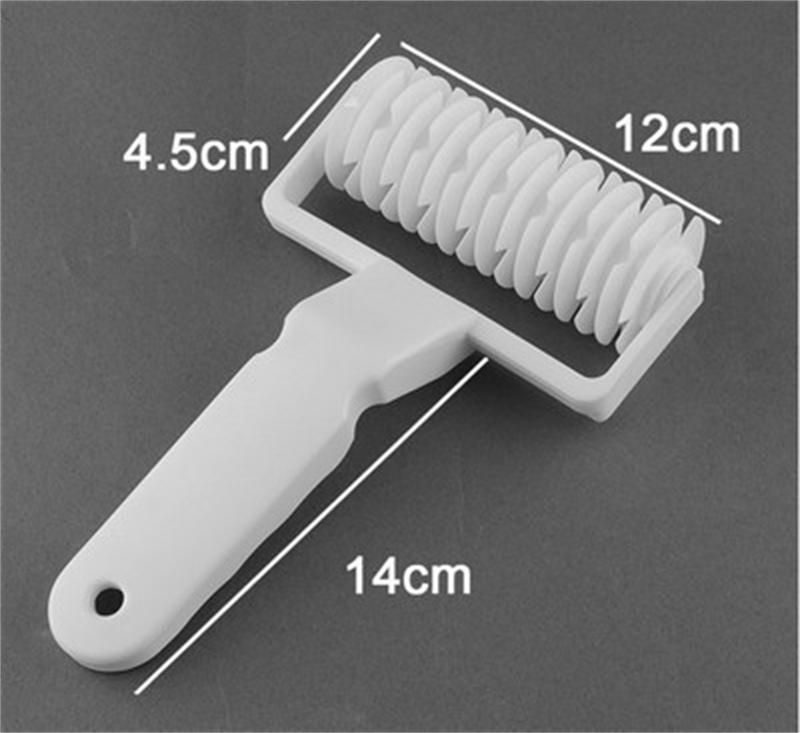 

Large Size Pizza Roller Cutter Pie Cookie Cutter Pastry Baking Tools Knife Bakeware Embossing Dough Roller Lattice Cutter Craft білий