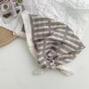 Silk scarf neck small square scarf spring and summer new floral polka dot small scarf literary headscarf headband bag strap