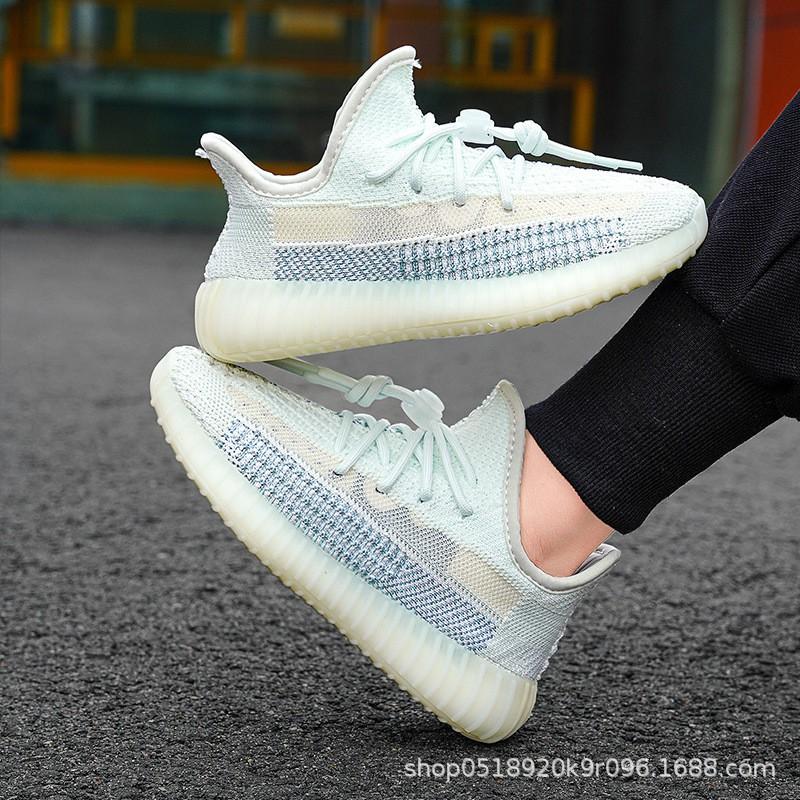 Kids Boost Sneakers 350 Breathable Running Shoes Boys Girls
